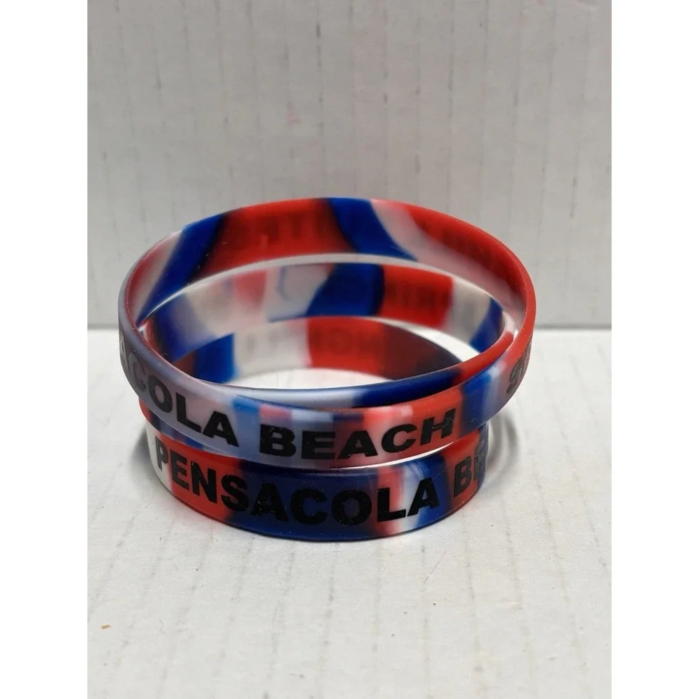 3‎ MARRIOTT Pensacola Beach silicone bracelet wristband Blue Angels summer 2025